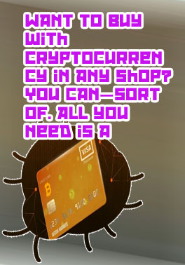 Crypto debit card